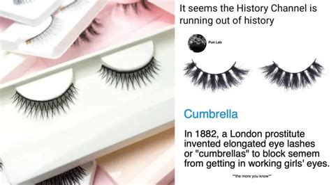 what were fake eyelashes originally called.